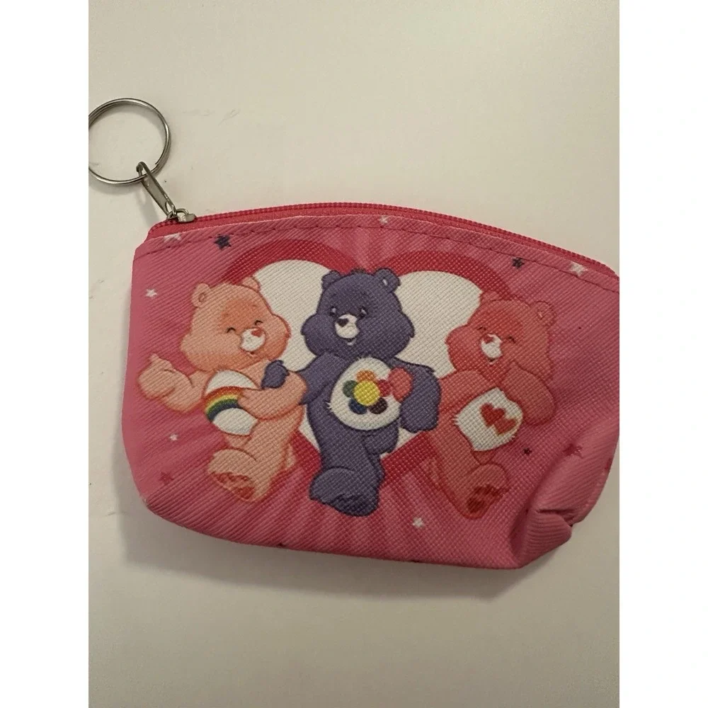 Care Bears Pink Irridescent  Travel Jewelry Storage Box-💕